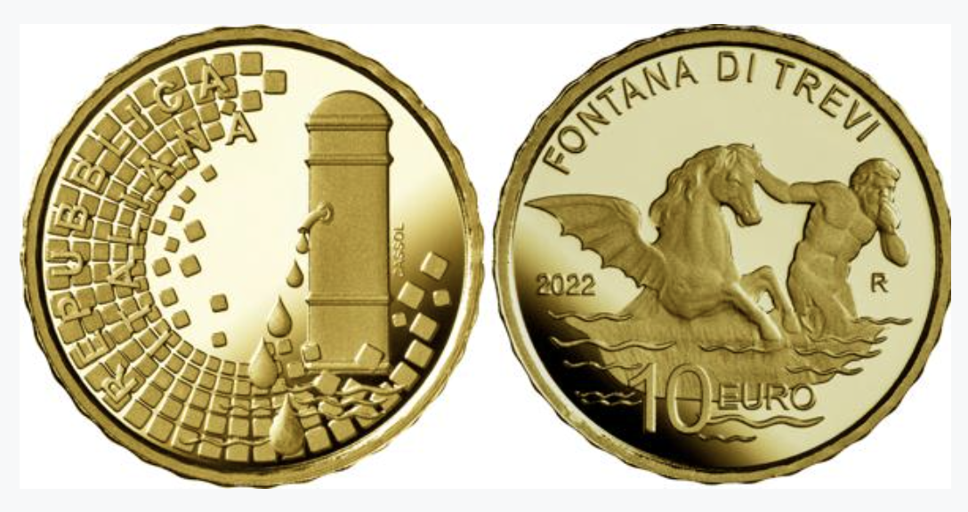 2022 10 Euro Fontana di Trevi FS